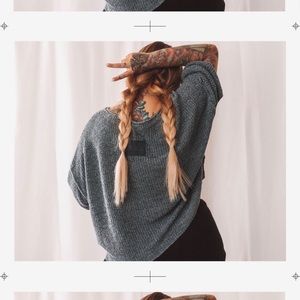 Free people cropped sweater